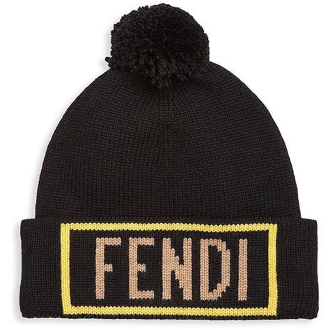 fendi pom pom beanie|cashmere beanie with pom pom.